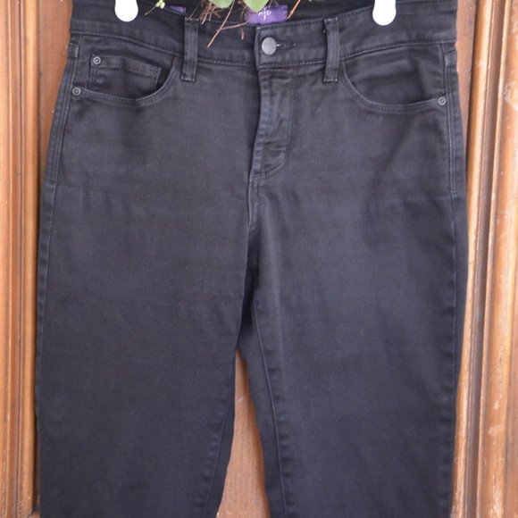 NYDJ Jeans Ami Skinny Leggings Jeans Lift Tuck Technology Black Womens Size 4 - Picture 3 of 16